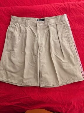 Polo by Ralph Lauren Beige Flat-Front Pleated Men’s Shorts